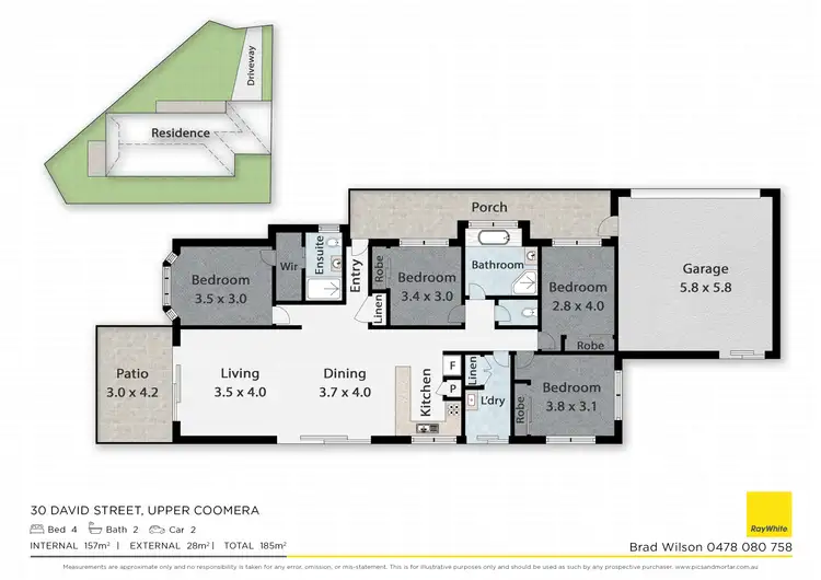 Floorplan of Homely house listing, 30 David Street, Upper Coomera QLD 4209