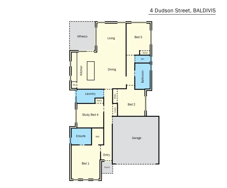 Floorplan of Homely house listing, 4 Dudson Street, Baldivis WA 6171