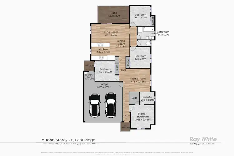 Floorplan of Homely house listing, 8 John Storey Court, Park Ridge QLD 4125
