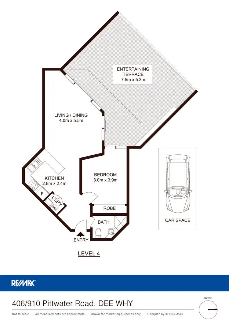 Floorplan of Homely apartment listing, 406/910 Pittwater Rd, Dee Why NSW 2099