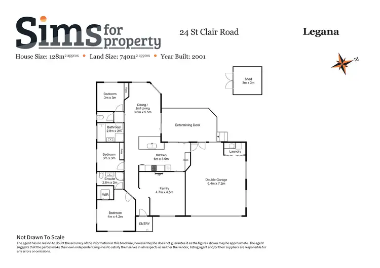 Floorplan of Homely house listing, 24 St Clair Road, Legana TAS 7277