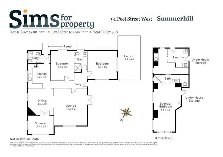 Floorplan of Homely house listing, 91 Peel Street West, Summerhill TAS 7250