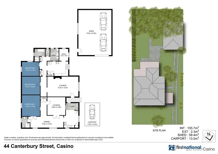 Floorplan of Homely house listing, 44 Canterbury Street, Casino NSW 2470