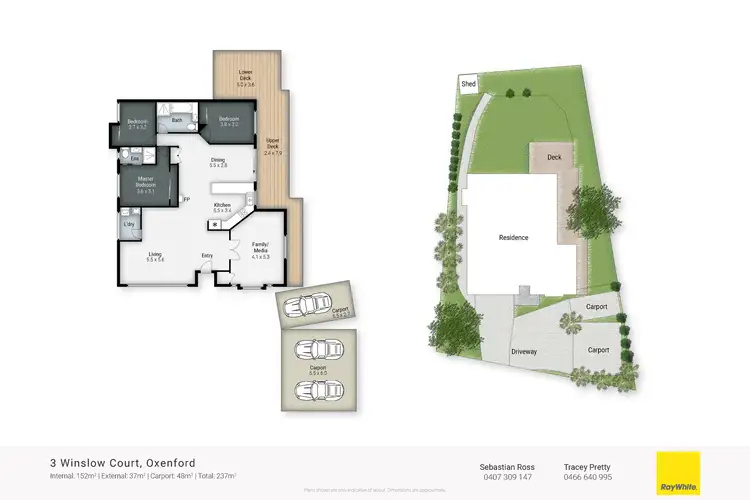 Floorplan of Homely house listing, 3 Winslow Court, Oxenford QLD 4210