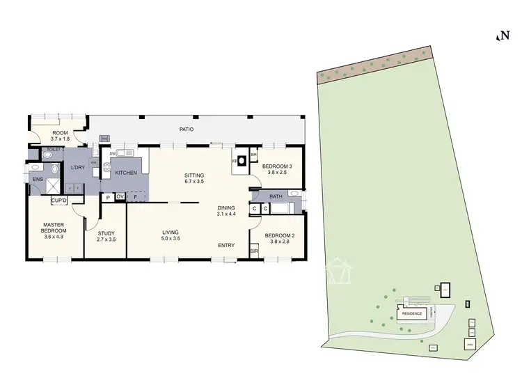 Floorplan of Homely rural property listing, 710 Nicholls Road, Mirboo North VIC 3871