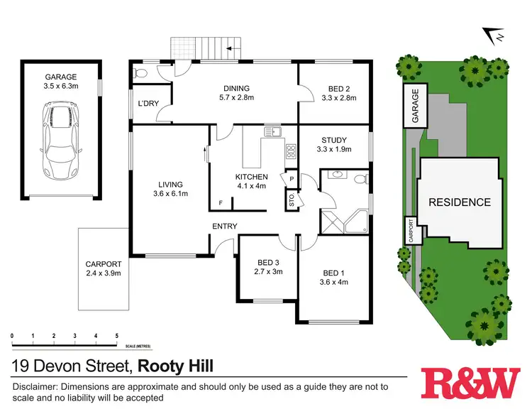 Floorplan of Homely house listing, 19 Devon Street, Rooty Hill NSW 2766