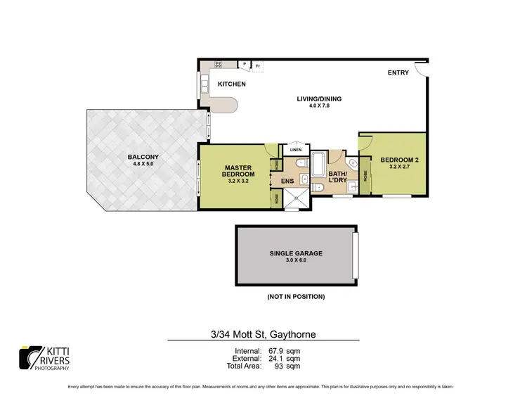 Floorplan of Homely unit listing, 4/34 Mott Street, Gaythorne QLD 4051