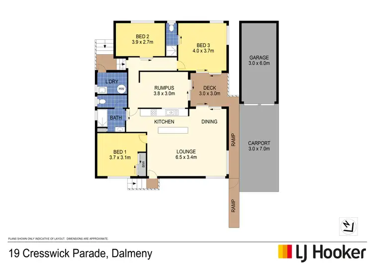 Floorplan of Homely house listing, 19 Cresswick Parade, Dalmeny NSW 2546