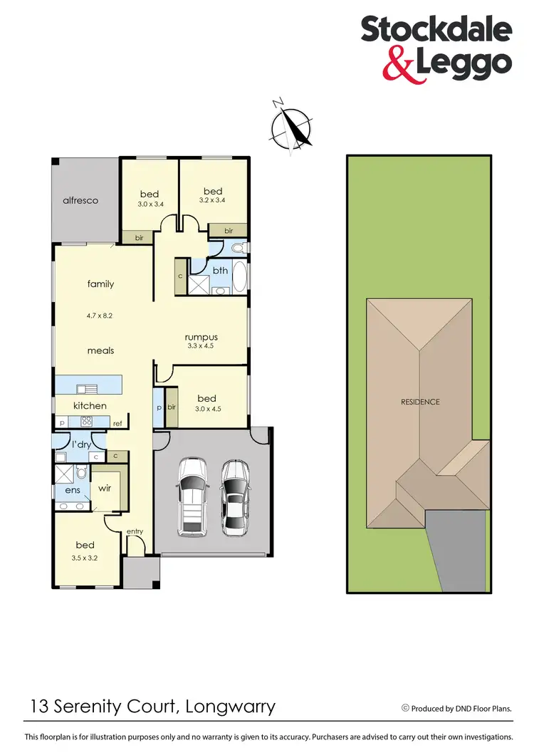 Floorplan of Homely house listing, 13 Serenity Court, Longwarry VIC 3816