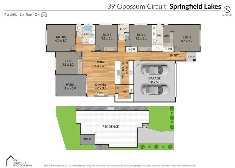 Floorplan of Homely house listing, 39 Opossum Circuit, Springfield Lakes QLD 4300
