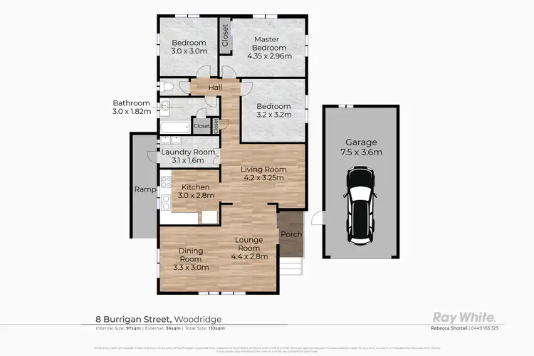 Floorplan of Homely house listing, 8 Burrigan Street, Woodridge QLD 4114