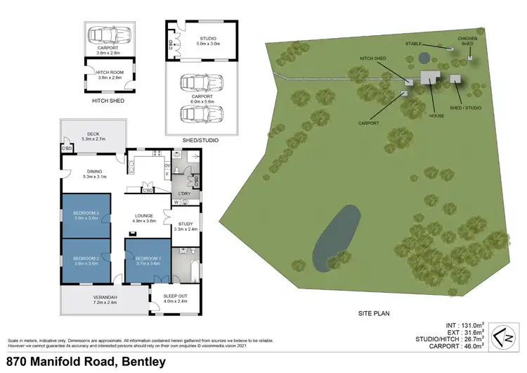 Floorplan of Homely rural property listing, 870 Manifold Road, Bentley NSW 2480