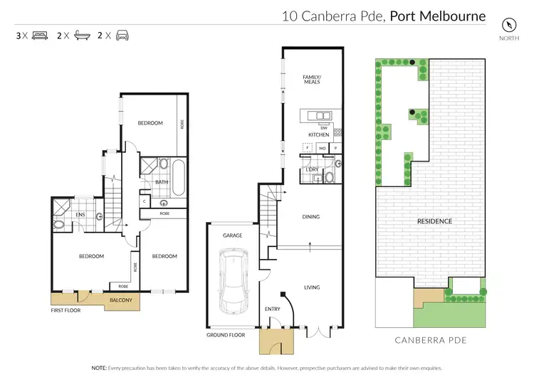 Floorplan of Homely house listing, 10 Canberra Parade, Port Melbourne VIC 3207