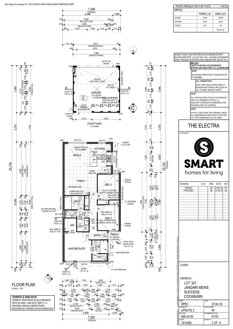 Floorplan of Homely house listing, 3 Jandari Mews, Success WA 6164