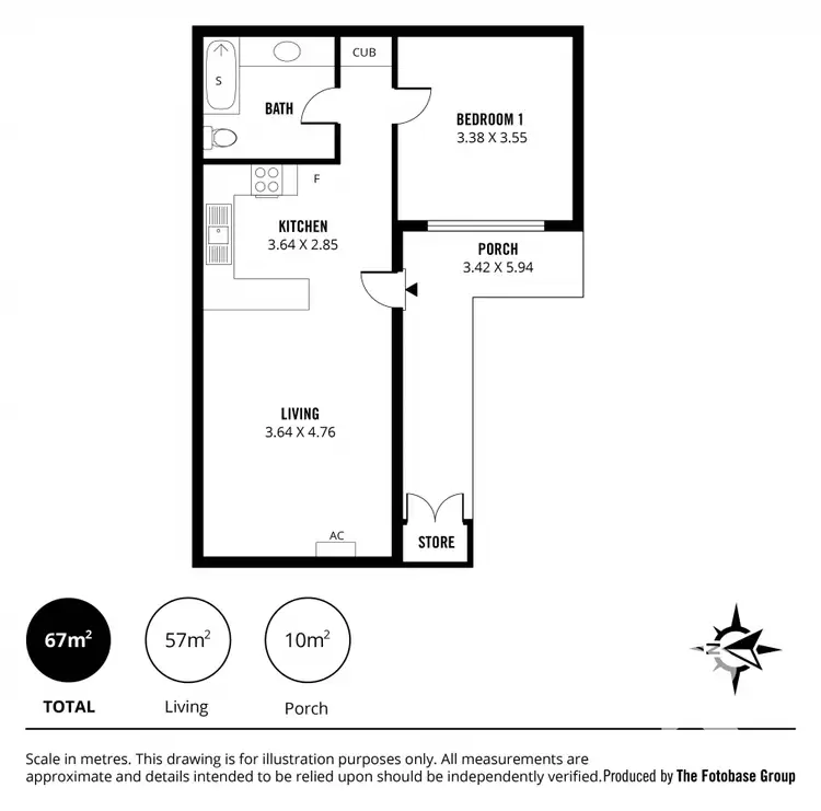 Floorplan of Homely unit listing, 12/100 Wills Street, Peterhead SA 5016