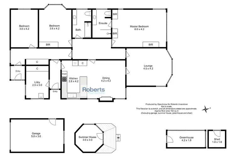 Floorplan of Homely house listing, 1 Dudley Crescent, Ulverstone TAS 7315