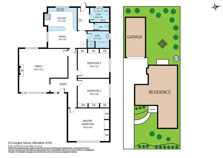 Floorplan of Homely house listing, 32 Longley Street, Alfredton VIC 3350