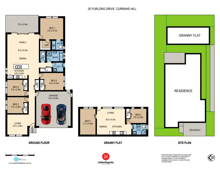 Floorplan of Homely house listing, 20 & 20A Furlong Drive, Currans Hill NSW 2567