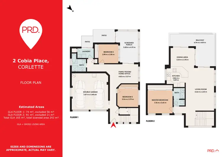 Floorplan of Homely house listing, 2 Cobia Place, Corlette NSW 2315