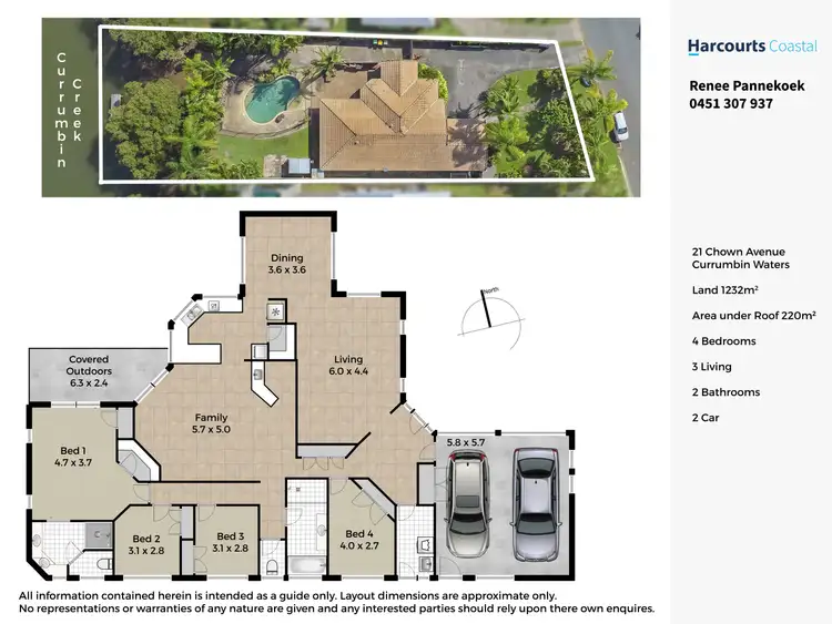 Floorplan of Homely house listing, 21 Chown Avenue, Currumbin Waters QLD 4223