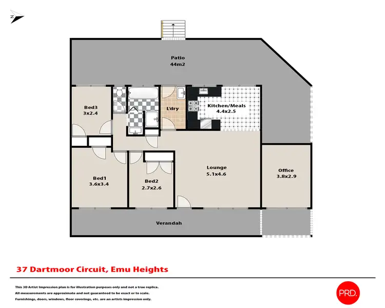 Floorplan of Homely house listing, 37 Dartmoor Circuit, Emu Heights NSW 2750