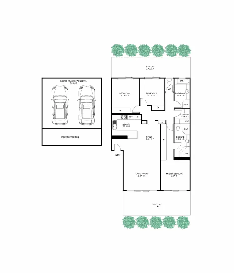 Floorplan of Homely unit listing, 4/38 Beach Road, Dolphin Heads QLD 4740