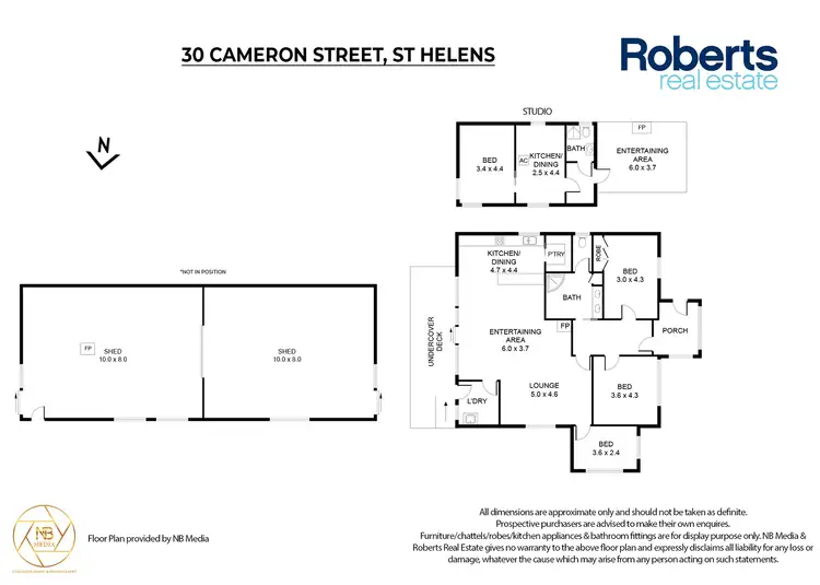 Floorplan of Homely house listing, 30 Cameron Street, St Helens TAS 7216