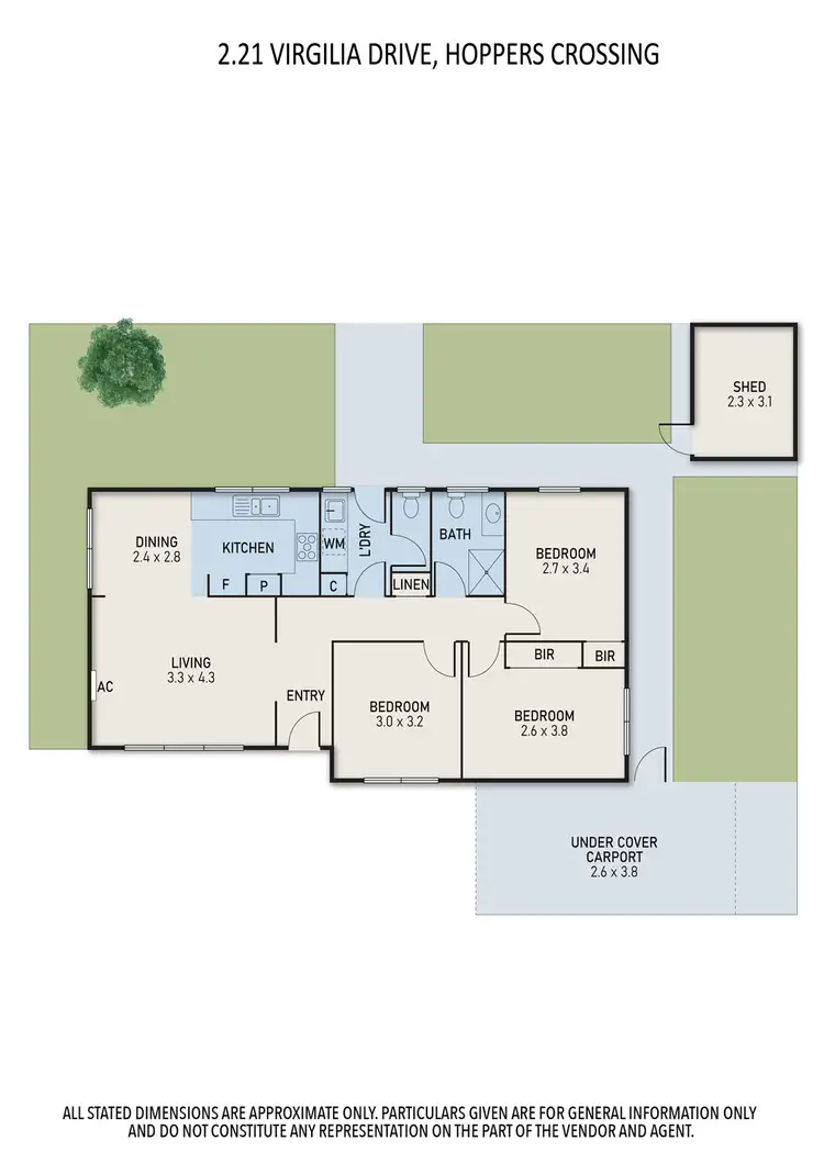 Floorplan of Homely house listing, 2/21 Virgilia Drive, Hoppers Crossing VIC 3029
