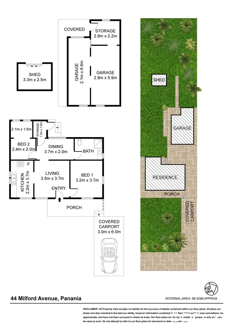 Floorplan of Homely house listing, 44 Milford Avenue, Panania NSW 2213