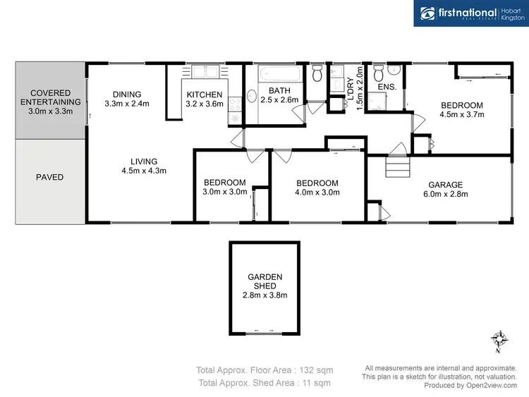 Floorplan of Homely house listing, 62 Hutchins Street, Kingston TAS 7050