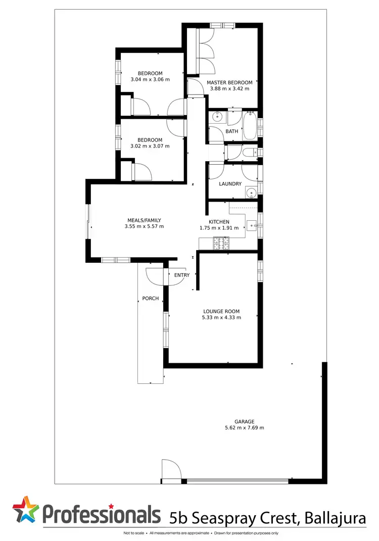 Floorplan of Homely house listing, 5B Seaspray Crest, Ballajura WA 6066