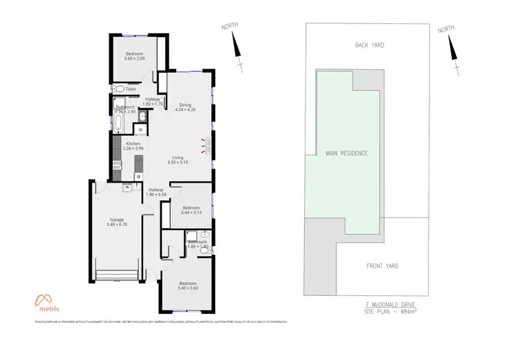 Floorplan of Homely house listing, 7 McDonald Drive, Whyalla Stuart SA 5608