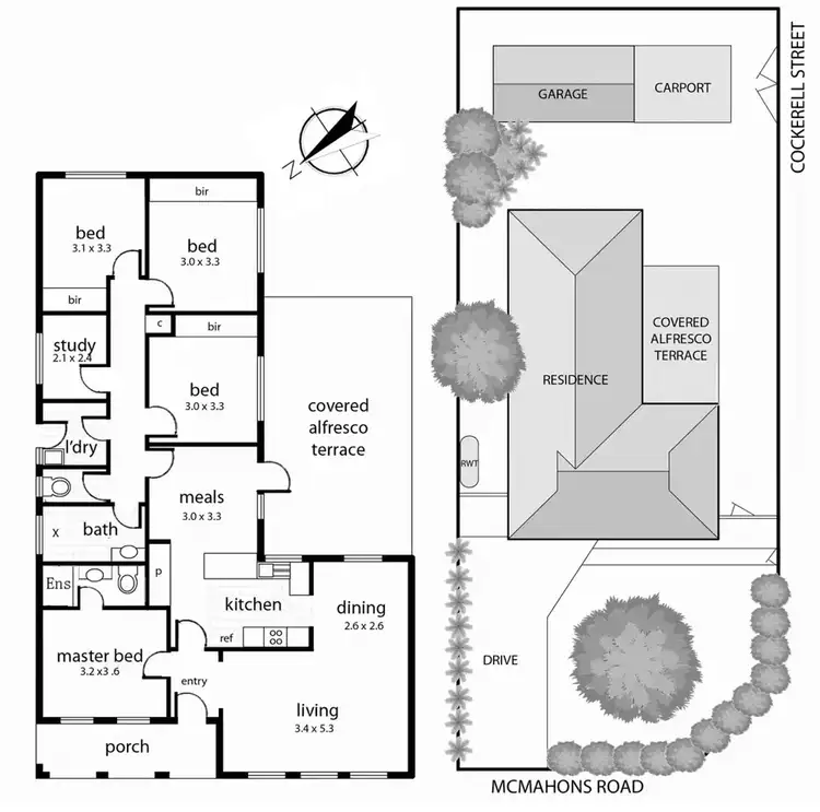 Floorplan of Homely house listing, 54 McMahons Road, Ferntree Gully VIC 3156