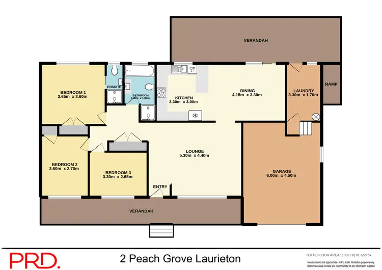 Floorplan of Homely house listing, 2 Peach Grove, Laurieton NSW 2443