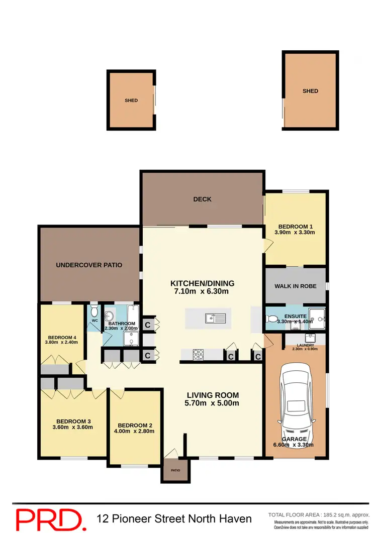 Floorplan of Homely house listing, 12 Pioneer Street, North Haven NSW 2443