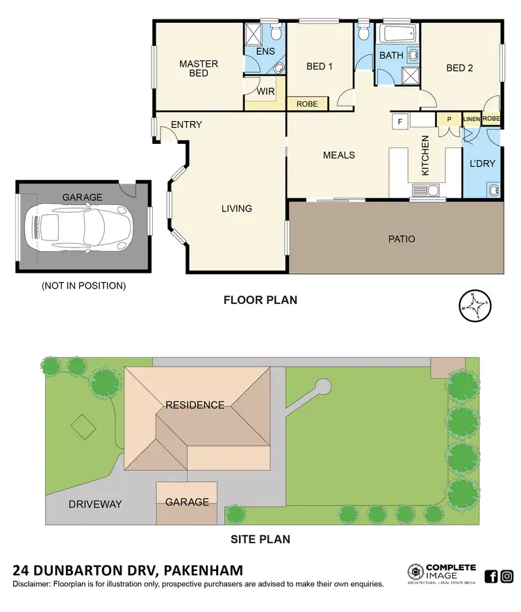Floorplan of Homely house listing, 24 Dunbarton Drive, Pakenham VIC 3810