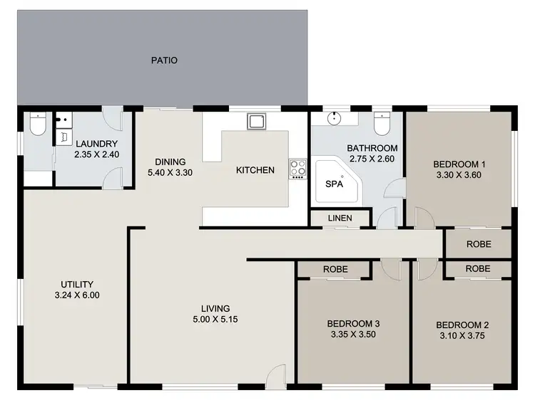 Floorplan of Homely house listing, 59 Aramac Drive, Clinton QLD 4680