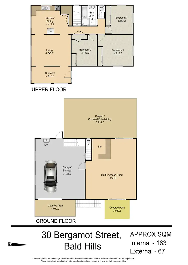 Floorplan of Homely house listing, 30 Bergamot Street, Bald Hills QLD 4036