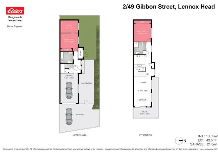 Floorplan of Homely townhouse listing, 2/49 Gibbon Street, Lennox Head NSW 2478