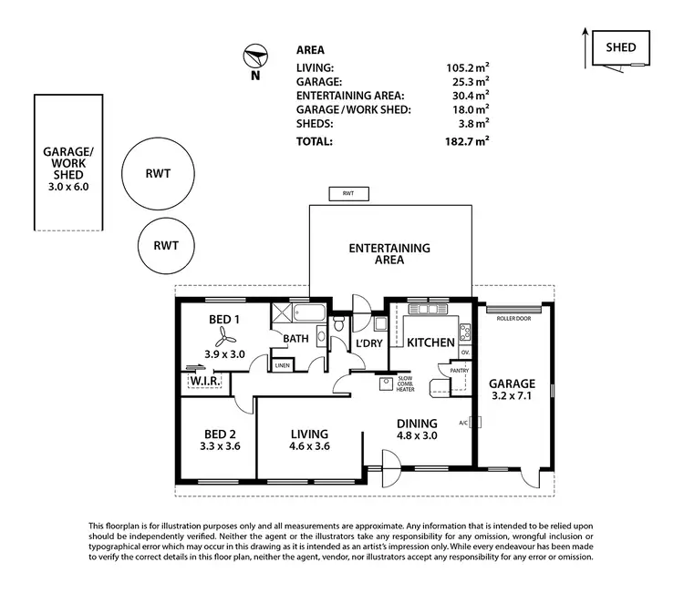 Floorplan of Homely house listing, 246 Thiele Road, Pompoota SA 5238