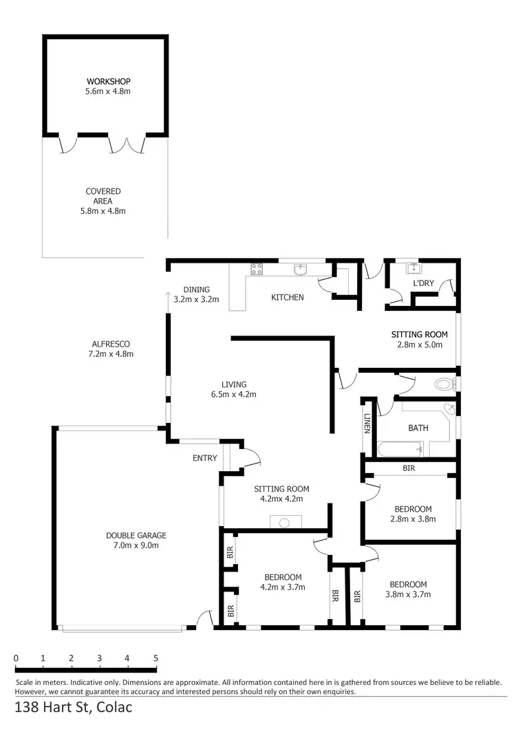 Floorplan of Homely house listing, 138 Hart Street, Elliminyt VIC 3250