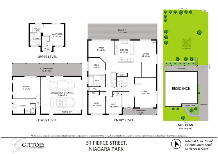Floorplan of Homely house listing, 51 Pierce Street, Niagara Park NSW 2250