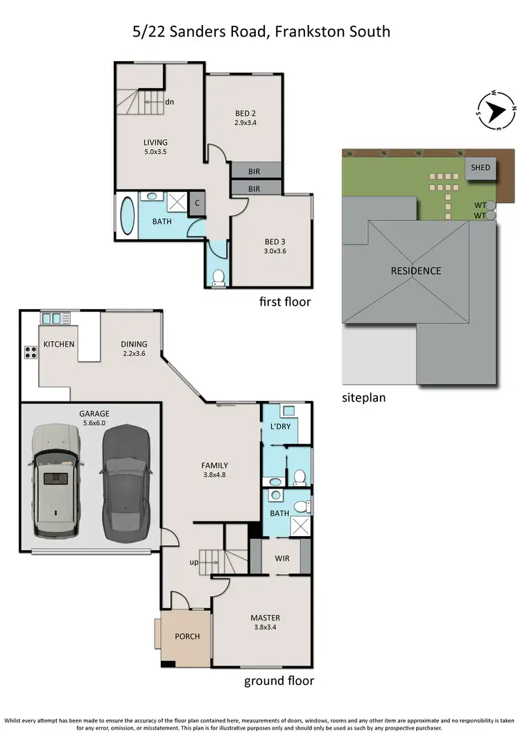 Floorplan of Homely unit listing, 5/22 Sanders Road, Frankston South VIC 3199