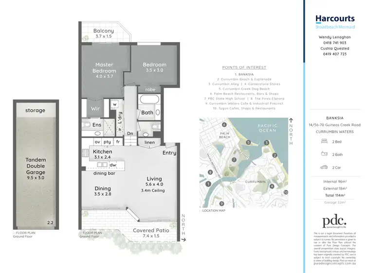 Floorplan of Homely apartment listing, 14/56 Guineas Creek Road, Currumbin Waters QLD 4223