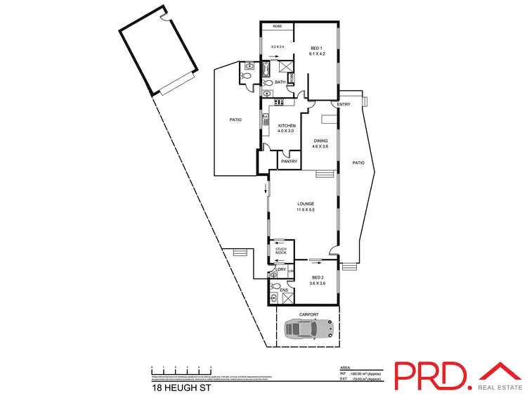 Floorplan of Homely house listing, 18 Heugh Street, Tamworth NSW 2340