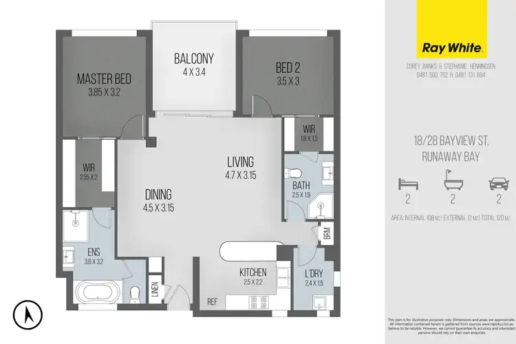 Floorplan of Homely unit listing, 18i/28 Bayview Street, Runaway Bay QLD 4216