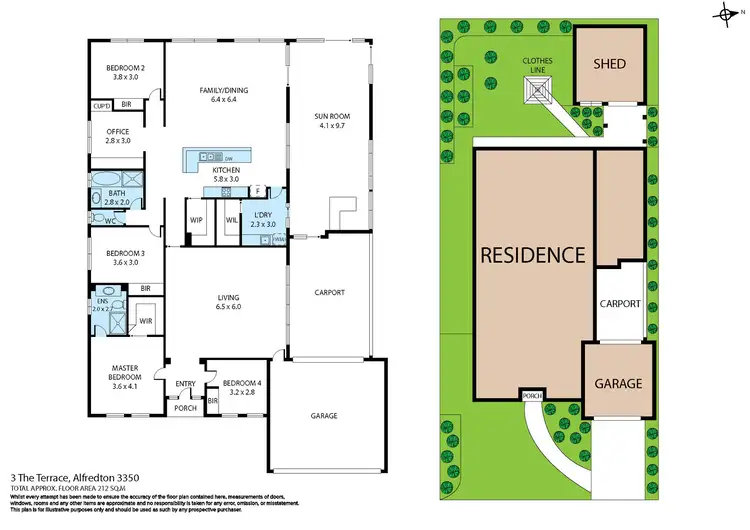 Floorplan of Homely house listing, 3 The Terrace, Alfredton VIC 3350