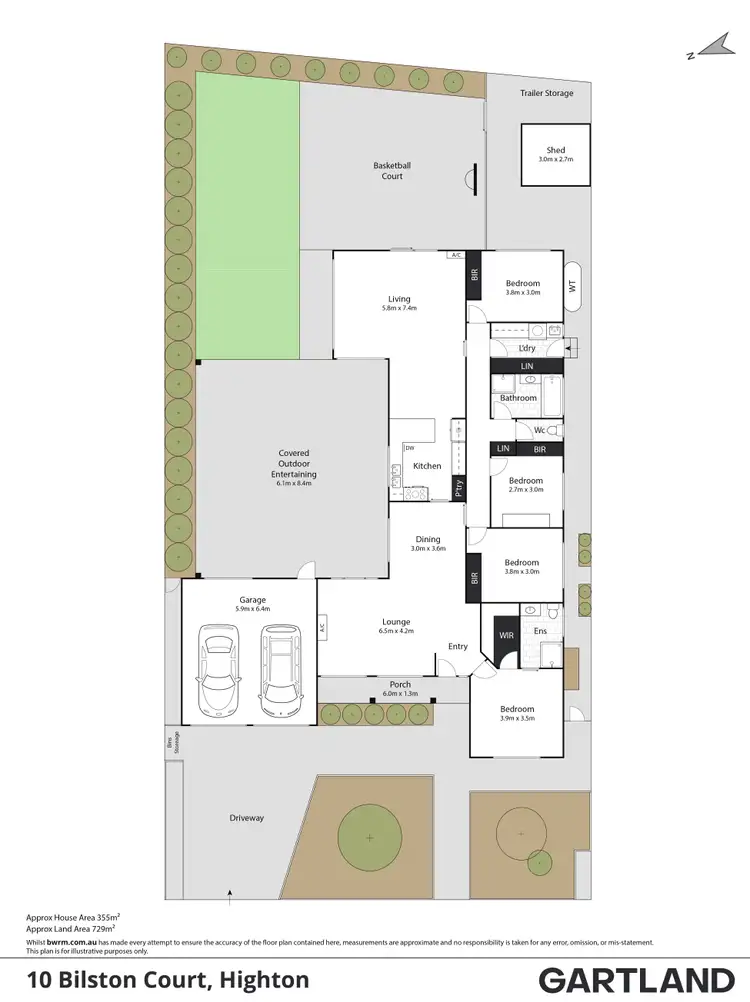 Floorplan of Homely house listing, 10 Bilston Court, Highton VIC 3216