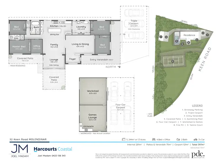Floorplan of Homely rural property listing, 32 Keen Road, Molendinar QLD 4214