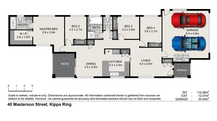 Floorplan of Homely house listing, 40 Masterton Street, Kippa-Ring QLD 4021